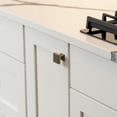thumbnail image 2 of Belwith Keeler B077460-CH 1.37 in. Brownstone Square Knob - Chrome, 2 of 7