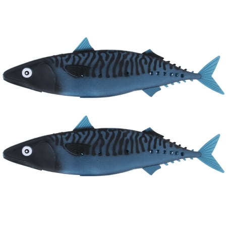 2 pcs 29cm/67g Silicone Swimbait Artificial Fishing Lures Soft Baits with Empty Belly Fish Tackle Accessories