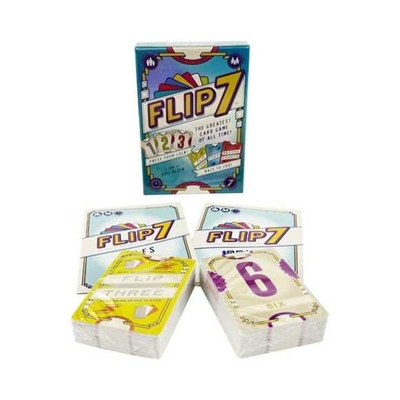 Flip 7 Board Game Cards – Casual Entertainment Party Game for All Ages – 1-3 Players – CAT100FL