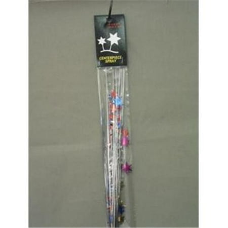 Party Deco 06534-H 21 inch Multi Stars Spray Bagged - Pack of 13