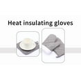 thumbnail image 6 of HEETLY Heavy Duty 500°F Heat Resistant Oven Mitts and Pot Holder Sets, 12" Long 100% Cotton 4-Piece Kitchen Set, 6 of 7
