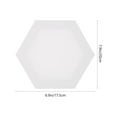 thumbnail image 2 of Tableau d'Art Hexagonal Peinture à l'Huile Bois Triangle Toiles Tendues, 2 of 6