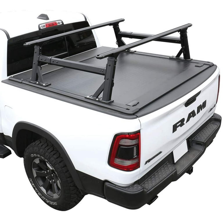 Syneticusa Tonneau Cover with Adjustable Rack Kit Fits 2015-2022 Chevy Colorado / Canyon 5' Bed Aluminum Matte Black Low Profile Waterproof Off Road Ready Walmart.com