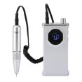thumbnail image 1 of 40000RPM Electric Nail Drill Rechargeable Professional Nail File Acrylic Gel Grinder with Dust Brush Nail Drill Bit Holder White, 1 of 4