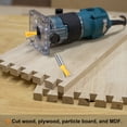 thumbnail image 5 of Uxcell 2pcs Dovetail Router BitBit 3/4" Diameter 1/2" Shank 14 Degree Dovetail Joint Drill Bit, 5 of 7