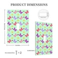 thumbnail image 3 of DouZhe 1-Gang Toggle Switch Wallplate, Colorful Butterflies Flower Decorative Wall Plates, 3 of 7