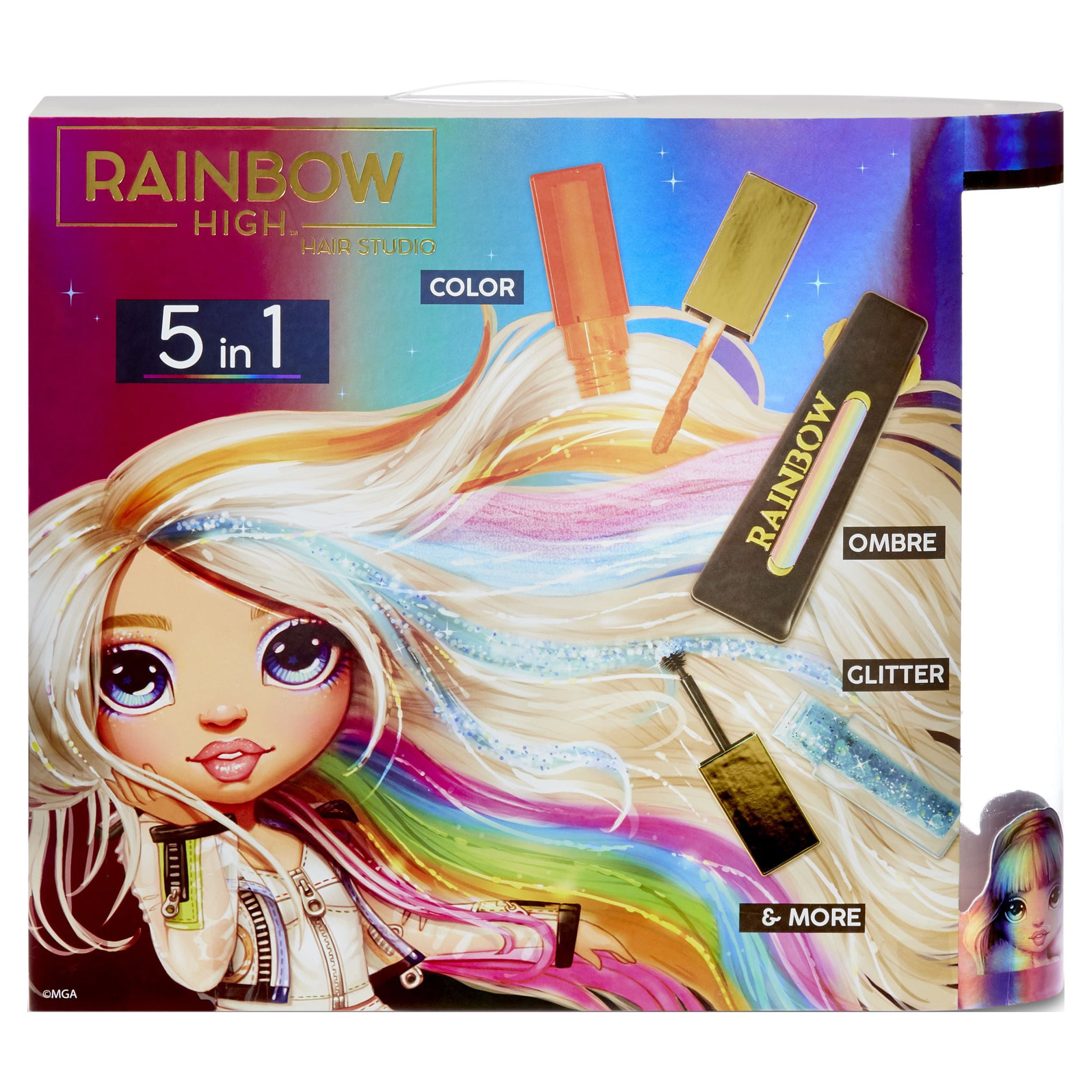 美品 ガール DXエディション Rainbow High Hair Studio Exclusive Amaya Raine Fashion Doll