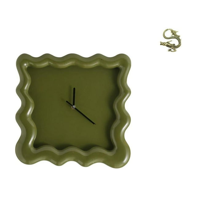 Reloj de pared,Reloj de pared decorativo para baño y dormitorio.,Escultura china,Minifigura china de latón para decoración de escritorio,Adorno de mesa en miniatura china de latón