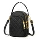 thumbnail image 1 of Hukapapa bolso para teléfono móvil bolso de mujer 2023 nuevo estilo bolso cruzado moda todo portátil un hombro negro, 1 of 5