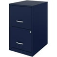 thumbnail image 4 of Pemberly Row 18" Modern Metal Filing Cabinet with 2 Drawers in Navy, 4 of 7