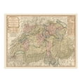 thumbnail image 6 of HISTORIX 1794 Map of Switzerland Vintage Poster Wall Art Print, 18 x 24 Inch, 6 of 8