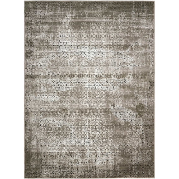 Nourison Karma KRM01 Ash Area Rug 5'3" x 7'4"