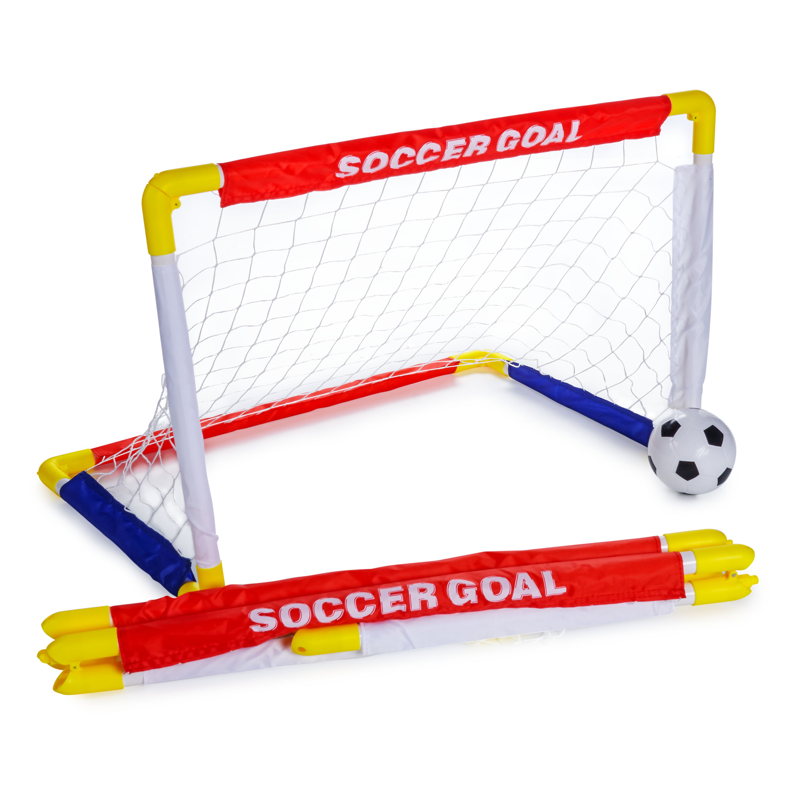 Play Day Foldable Soccer Set, Beginner Sports Soccer Game, Children Ages 3+ - image 4 of 6