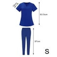thumbnail image 4 of Conjuntos de uniformes de enfermería Sunnimix Exfoliante de enfermería S, 4 of 8