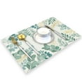 Light Table And Mats Light Table Set Fringe Napkins Woven Mats End