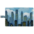 thumbnail image 4 of PKQWTM Cartoon City Skyscrapers Clouds Raster Version Book Cover Book Protector Book Sleeve Book Pouch Book Bag 6x9 inch, 4 of 4