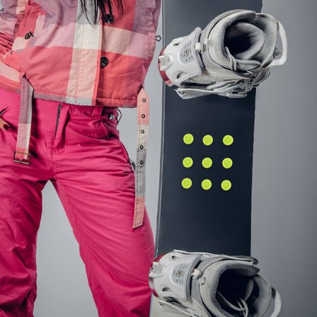 Hemoton 30 Pcs Self Adhesive Snowboard Stomping Pad for Men Women Provides Extra Grip Ski Snowboarding Accessories