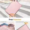 thumbnail image 6 of Fintie Slim Case for Samsung Galaxy Tab A8 10.5 inch 2022 Model (SM-X200/X205/X207), Soft TPU Smart Stand Back Cover Auto Wake/Sleep, Rose Gold, 6 of 8