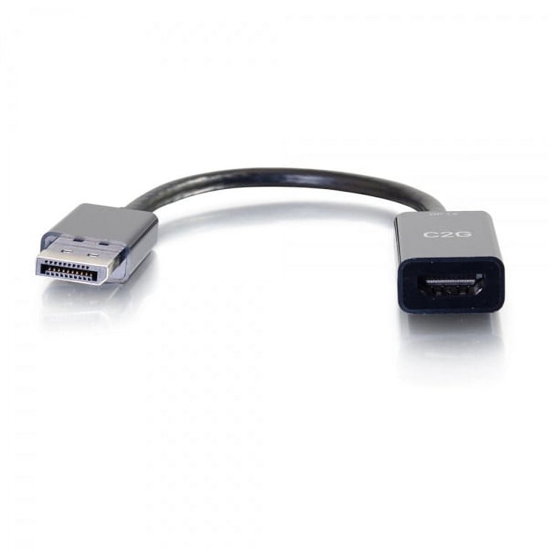 C2G 8in DisplayPort to HDMI Adapter 4K Passive Black