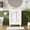 White + Ceramic + Solid Wood + MDF, variant on 24 Inch Blue Modern Bathroom Vanity with Ceramic Sink, Solid Wood & MDF Cabinet, Soft-Close Hinges, Ball-Turned Legs, Back Open Structure for Small Space