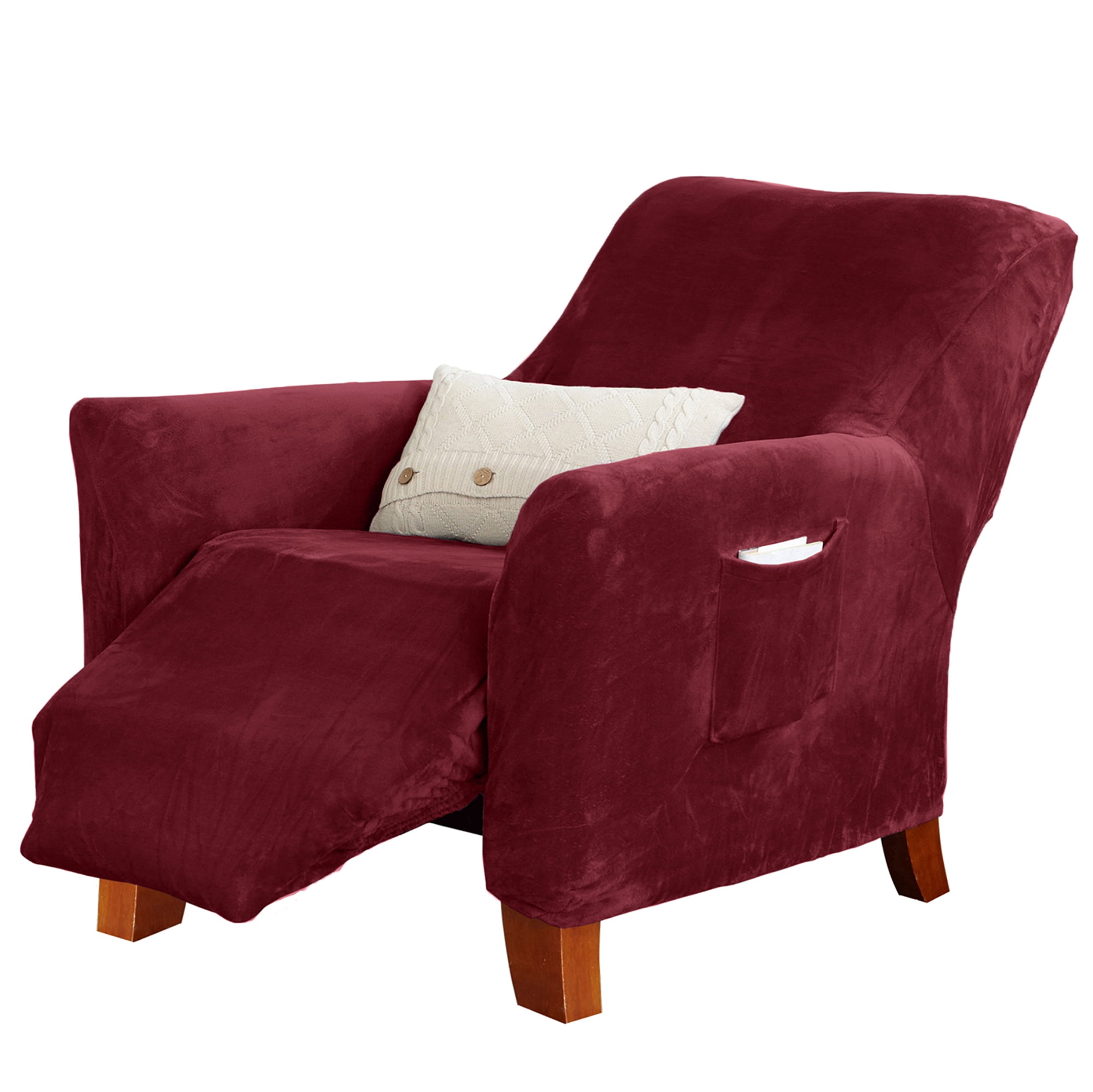 Atlantic Home Fashions Velvet Plush Stretch Fit One Piece Soft