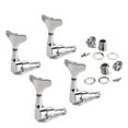 thumbnail image 1 of Bass Guitar Tuning Pegs Tuner Machine Heads Tuning Pegs for Electric or Acoustic Guitar with Ferrules Screws Threaded Bushing, 1 of 6