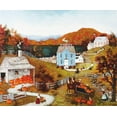 thumbnail image 3 of Linda Nelson Stocks "Gathering the Pumpkins" FRAMED Art Generic, 3 of 3