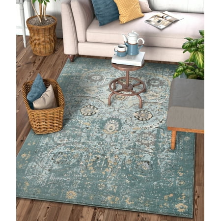 Penfolds Shiraz - Well Woven Elle Blue Persian Vintage Shiraz 5x7 (5'3
