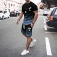 thumbnail image 1 of Costumes pour Hommes - Classification et Titre des Produits pour Hommes et Ensemble de Sport Été 2024 Athlétisme Décontracté Manches Courtes Col Rond Imprimé Noix de Coco, 1 of 3