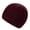 Red, variant on Unisex Cozy Fleece-Lined Outdoor Beanie Unisex Insulated Stretch Winter Hat Men's And Women's Autumn And Winter Knitted Yarn Melon Skin Hat With Velvet Warm Flanged Hat