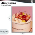thumbnail image 4 of Stupell Industries Contemporary Strawberry Fruit Cake White Framed Giclee Art, 11 x 14, by LISH Creative, 4 of 8