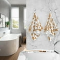 thumbnail image 7 of GZHJMY Giraffe Hand Towel Cotton Soft Absorbent Bath Hand Towels Decor, Multipurpose for Kitchen, Hotel, Spa, Yoga, Gym, Set of 2, 7 of 7