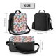 thumbnail image 2 of Disketp Skulls and Roses Bolsa Térmica Estampada para Almuerzo, Lonchera para Hombres y Mujeres Adultos, 2 of 7