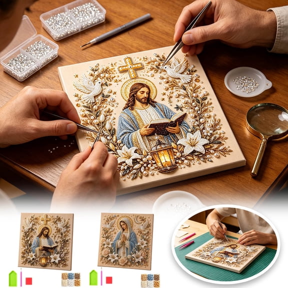 DIY Pearl Art Kit 3D Pearl Bead Painting Craft Set Adult Bead Art Wall Decor for Home Living Room Decoration
