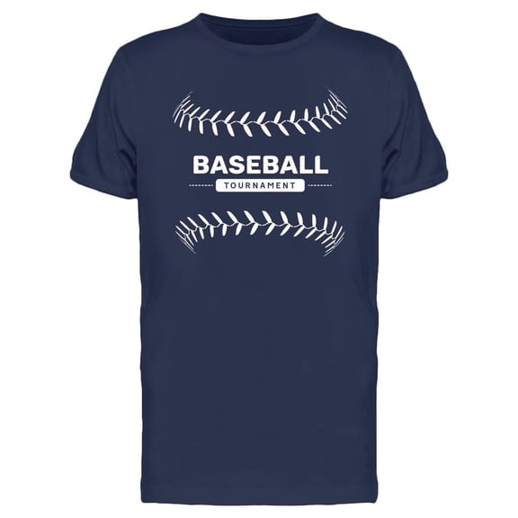 Baseball Lace Ball Tournament T-Shirt Men -Image by Shutterstock, Male XX-Large