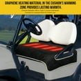 thumbnail image 5 of 4-Zone Heated Seat Cushion for Golf Cart, Portable Towel Blanket with 3 Modes, 52x32inch Seat Cushion Long Heating Time, USB Power Supply (Black), 5 of 10