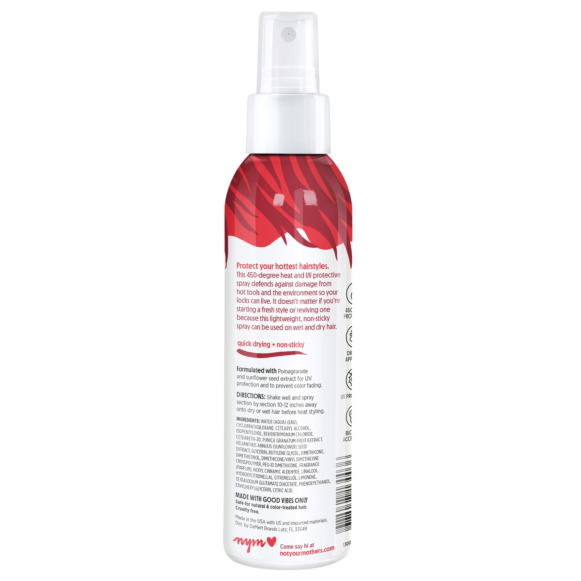 Not Your Mother's Beat the Heat Protectant Spray for All Hair Types, 6 oz