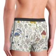 thumbnail image 5 of Balery Colorful Mushrooms and Plants Men's Boxer Briefs, Soft and Breathable Cotton Underwear with nylon Waistband-X-Large, 5 of 9