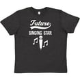 thumbnail image 3 of Inktastic Future Singing Star Childs Music Youth T-Shirt, 3 of 5