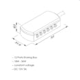 thumbnail image 5 of Caja para compartir puertos Irfora Conjunto de caja de puerto compartido Diseño de ferrocarril Mesa de arena Sistema de cableado de luces LED Irfora Caja para compartir puertos, 5 of 5