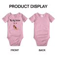 thumbnail image 3 of My Big Sister Is A Bloodhound Dog Cute Newborn Clothes For Boy Girl Unisex, 3 of 5