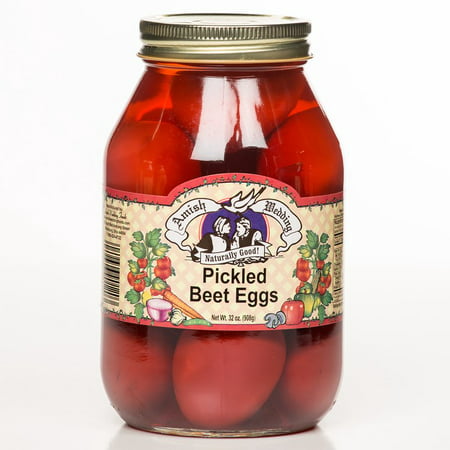 Amish Wedding Pickled Beet Eggs - 32 Oz (The Best Pickled Eggs)