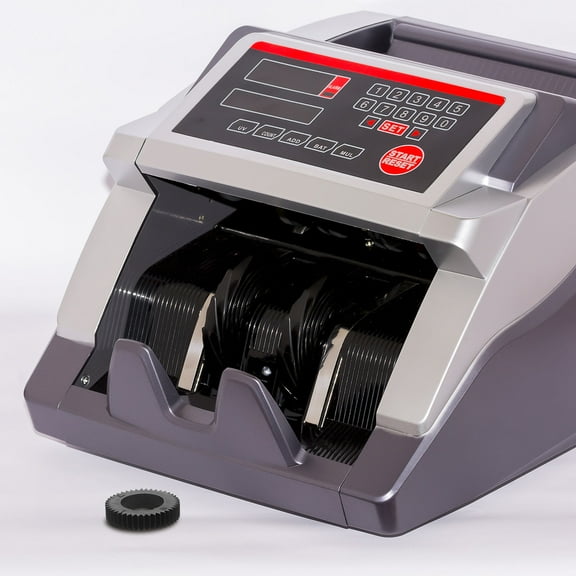 Masteelf Black Plastic Cash Counter Machine Gear Replacement for Reliable Money Counting Accuracy and Stability 6pcs