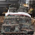 thumbnail image 3 of Bedding Sets 3D Strange Plants and Animals Printed Quilt Cover Set Creative Bed Gift,Full (80"x90"), 3 of 5