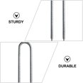 thumbnail image 4 of LOLIPPYY 2-Pack U-Shaped Tent Stakes for Garden Swings, Trampoline Pegs, and Camping Use, 4 of 7