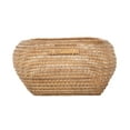 thumbnail image 3 of Kouboo Cambria Rectangular Open Weave Storage Basket, Storage Baskets with Wooden Handles Woven Bin Organizers, Honey Brown, 3 of 6