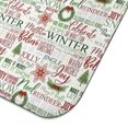 thumbnail image 5 of Multicolor Christmas Word Pattern Dish Drying Mat for Kitchen 1 Pack, Ultra Absorbent Microfiber Dishes Drainer Mats,16x18in(41x46cm), 5 of 6