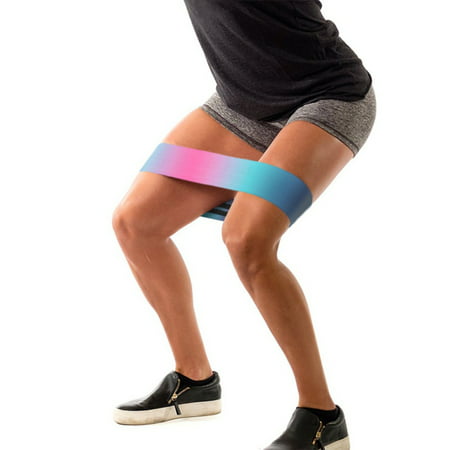 Unisex Hip Circle Loop Resistance Band Workout Exercise Glute Leg Squat