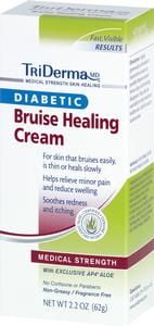 Triderma Diabetics Bruise Defense Healing Cream ''1 Count, 2.2 oz, Fragrance Free Scent''