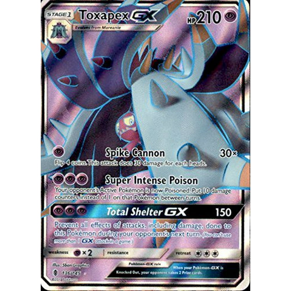 Toxapex GX 136/145 Full Art Ultra Rare